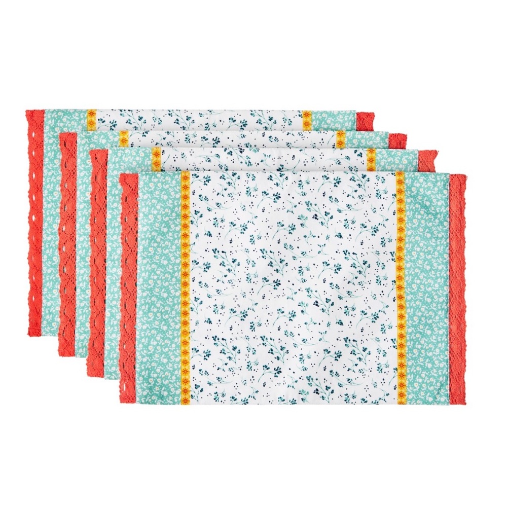 The Pioneer Woman Flourish Ditsy Placemats Set of 4